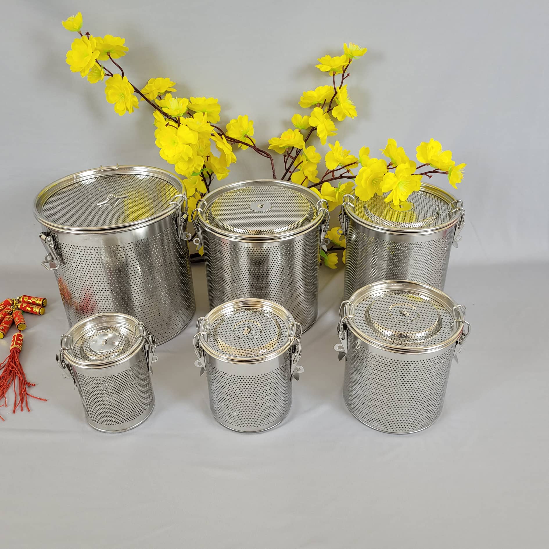 Lọc gia vị/ Lược Xương bã cặn. Dụng cụ nhà bếp dùng nấu phở, nấu soup tiện lợi nhiều size lớn