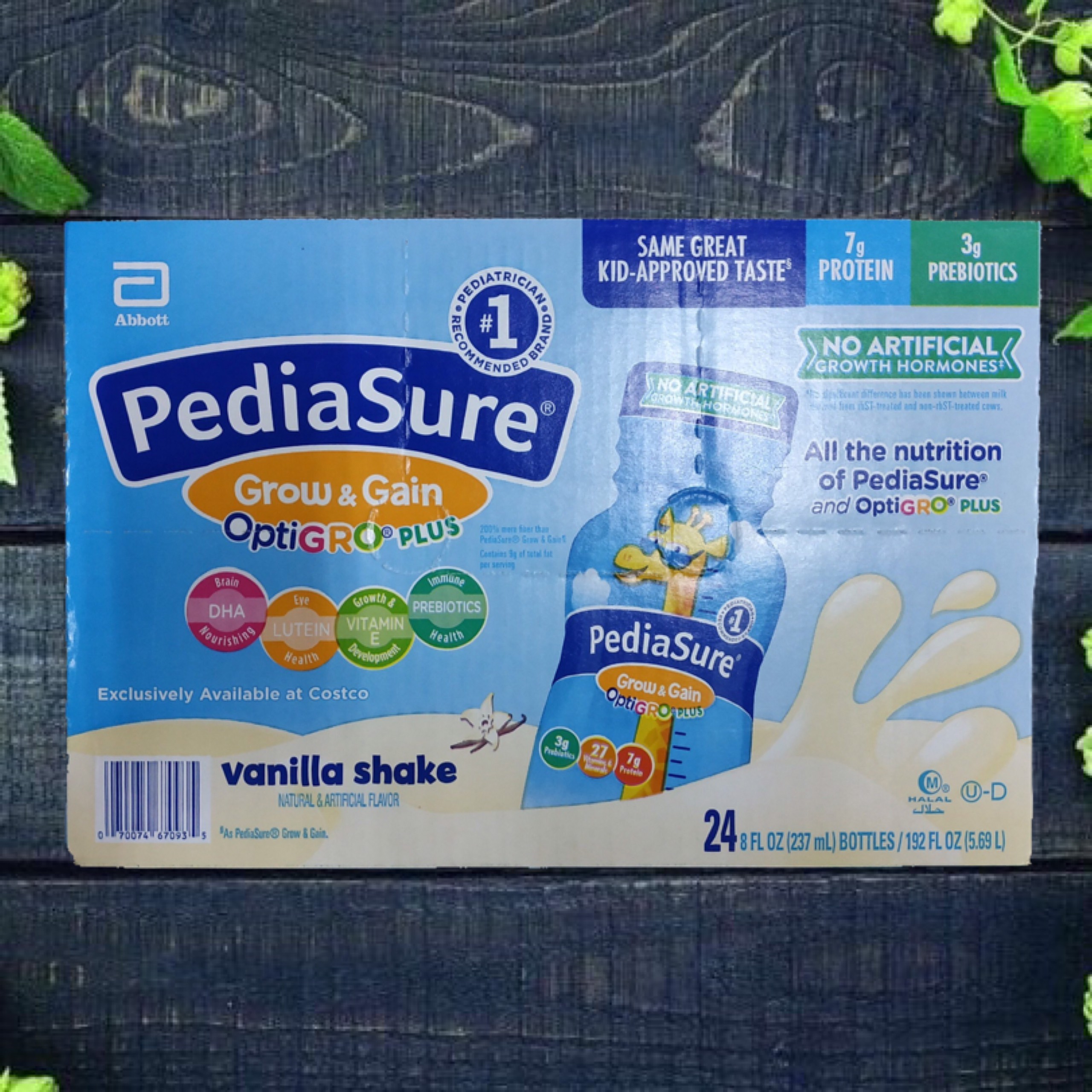 Sữa PediaSure nước giúp trẻ tăng chiều cao, cân nặng, phát triển trí não  - QuaTangMe Extaste - thùng 24 chail x 237ml