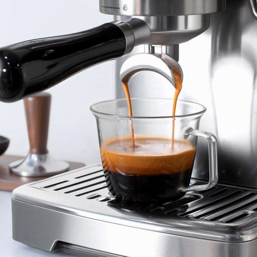 Máy pha cà phê chuyên nghiệp Espresso, Cappuccino, Latte. Thương hiệu Mỹ cao cấp HiBREW - H10. Hàng chính hãng