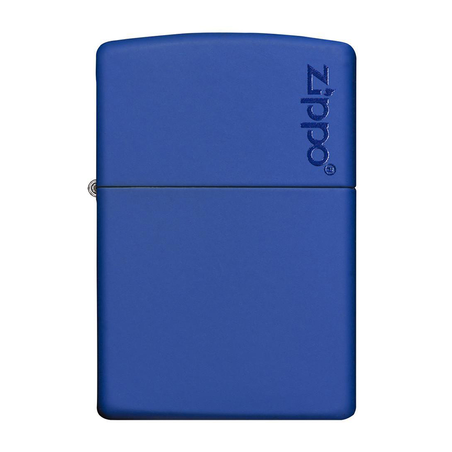 Bật Lửa Zippo 229zl Royal Blue Matte With Bật Lửa Zippo Logo