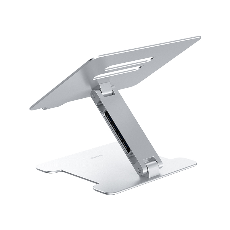 Giá đỡ Laptop tích hợp USB Hub ORICO LST-4A-SV- Hàng Chính Hãng