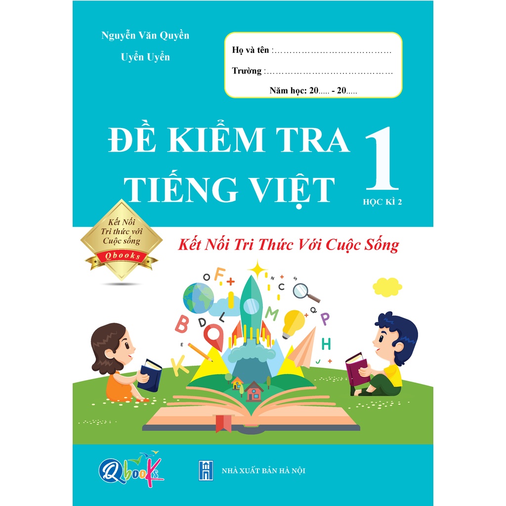Sách - Combo 4 Cuốn Bài Tập Tuần và Đề Kiểm Tra Toán và Tiếng Việt 1 - Kết Nối Tri Thức Với Cuộc Sống - Học Kì 2