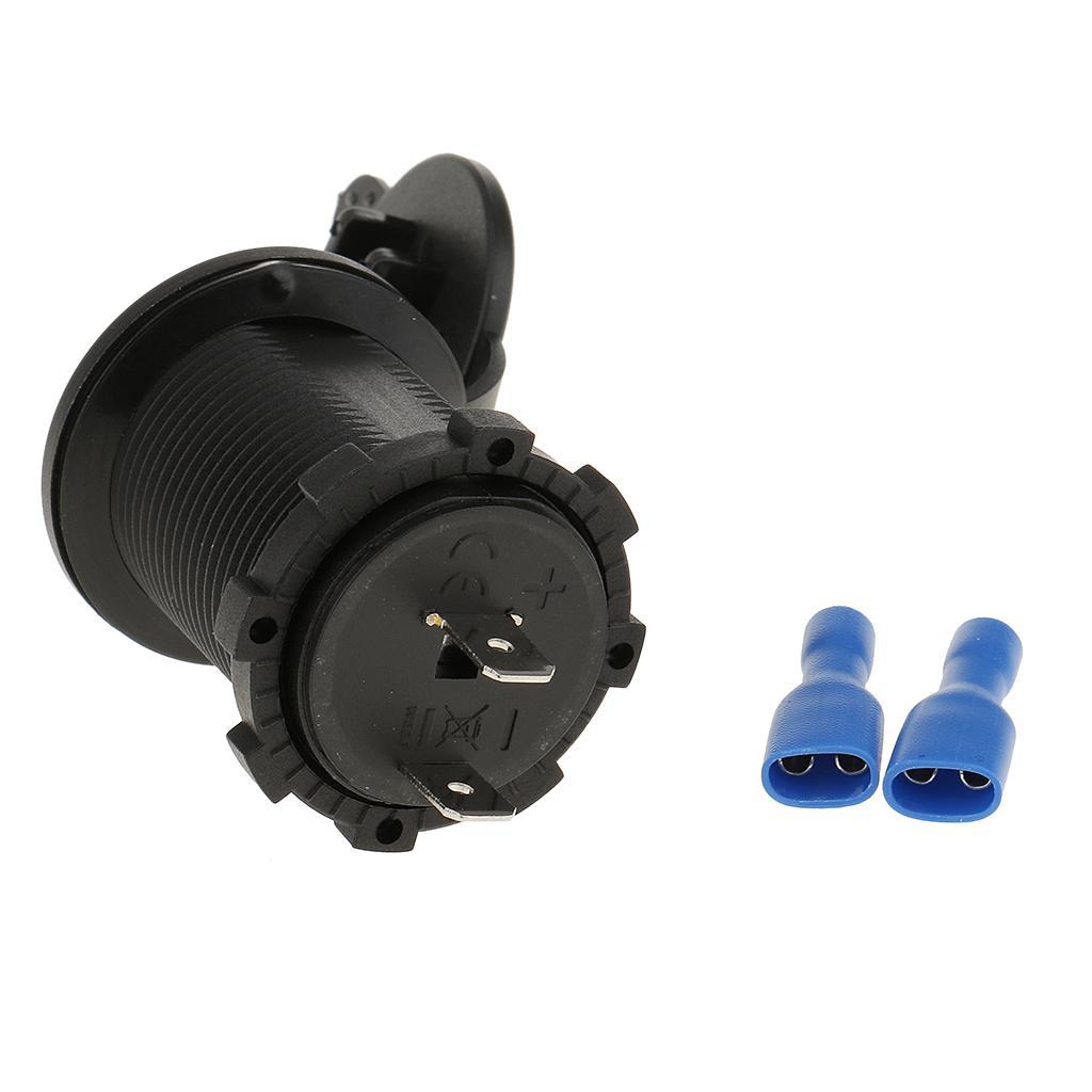 3x12V 4.2A Dual USB Charger Socket for Motorcycle Boat Car