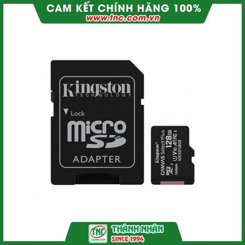 Thẻ nhớ 128GB MicroSDXC Kingston Canvas Select SDCS2/128GB- Hàng chính hãng