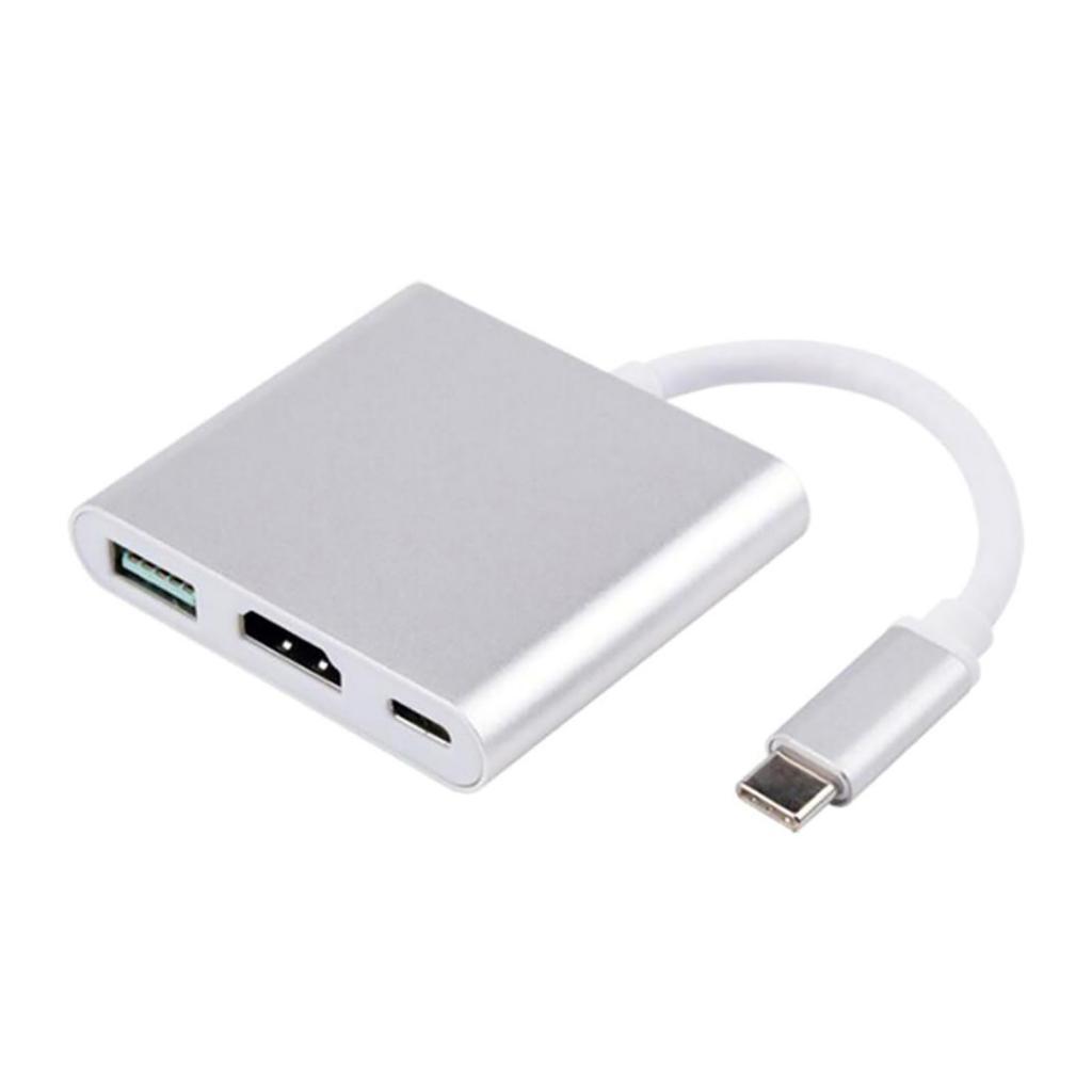 Universal USB Type-C to VGA Charging HUB Adapter Converter for Laptop