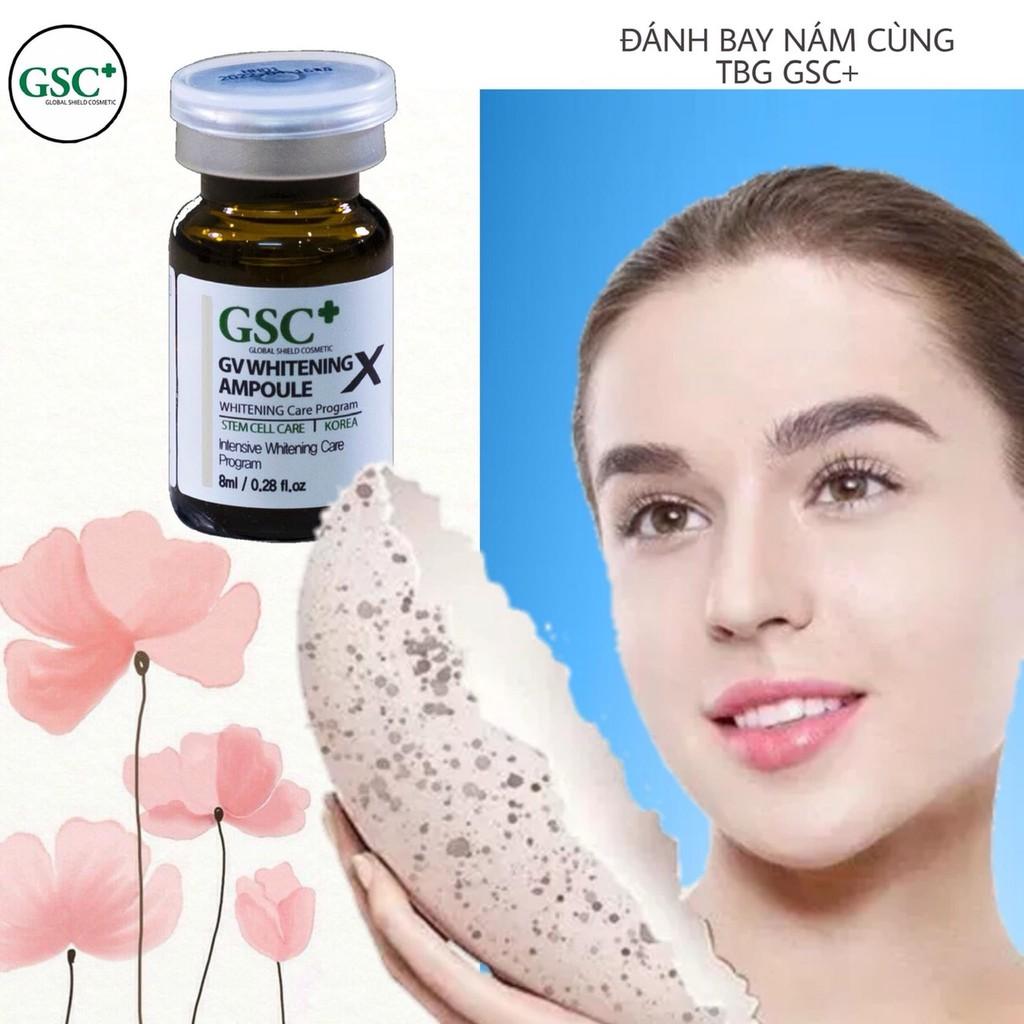 Tế Bào Gốc Xóa Mờ Nám, Trắng Da GSC GV Whitening Ampoule - 01 Lọ 8ml