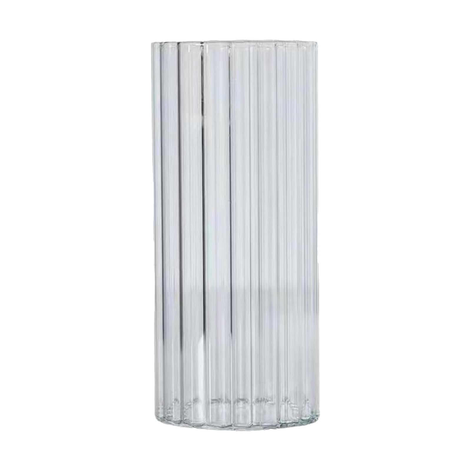 Glass Vases Glass Flower Vase Aesthetic Flowers Holder Dried Flower Container  Vase Terrarium Plant Holder for Dining Room Desktop