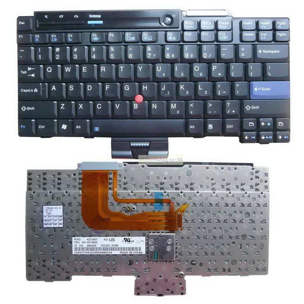 (KEYBOARD) BÀN PHÍM LAPTOP DÀNH CHO LENOVO X300 dùng cho ThinkPad X300 X301 42T3603 42T570 KD90