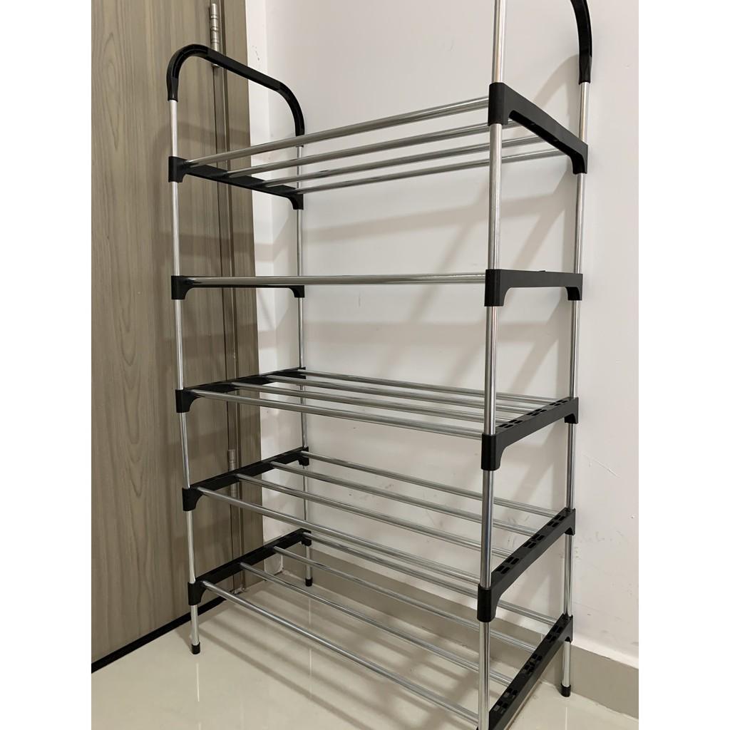 KỆ GIÀY DÉP INOX 5 TẦNG