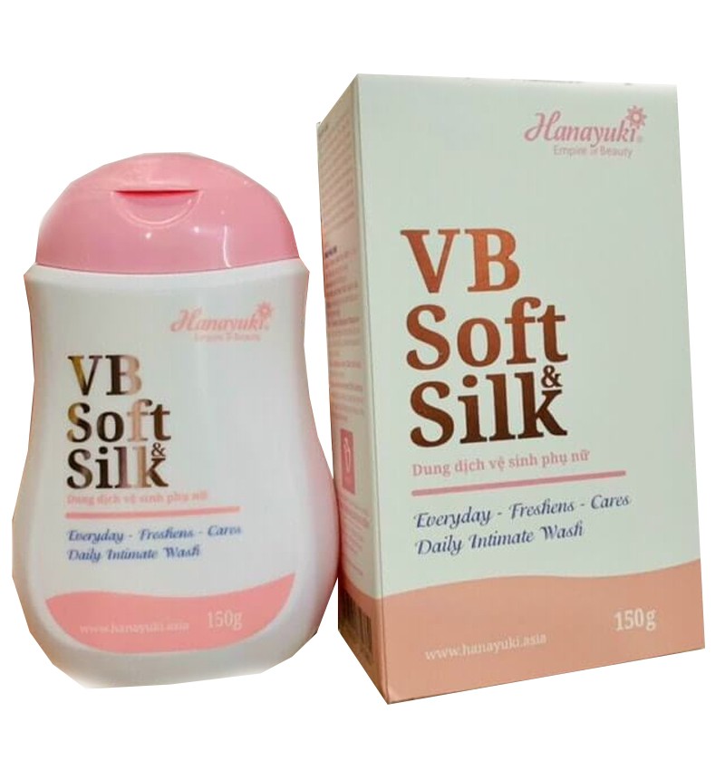 Dung Dịch Vệ Sinh Phụ Nữ Hanayuki VB Soft Silk 