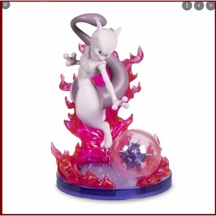 Mô hình Pokepon Mewtwo hiệu ứng cầu năng lượng 15cm