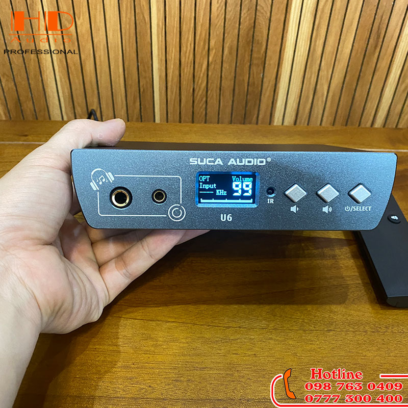 Giải Mã DAC SUCA U6 - Hỗ Trợ DSD 512/768Khz - Hàng Chính Hãng