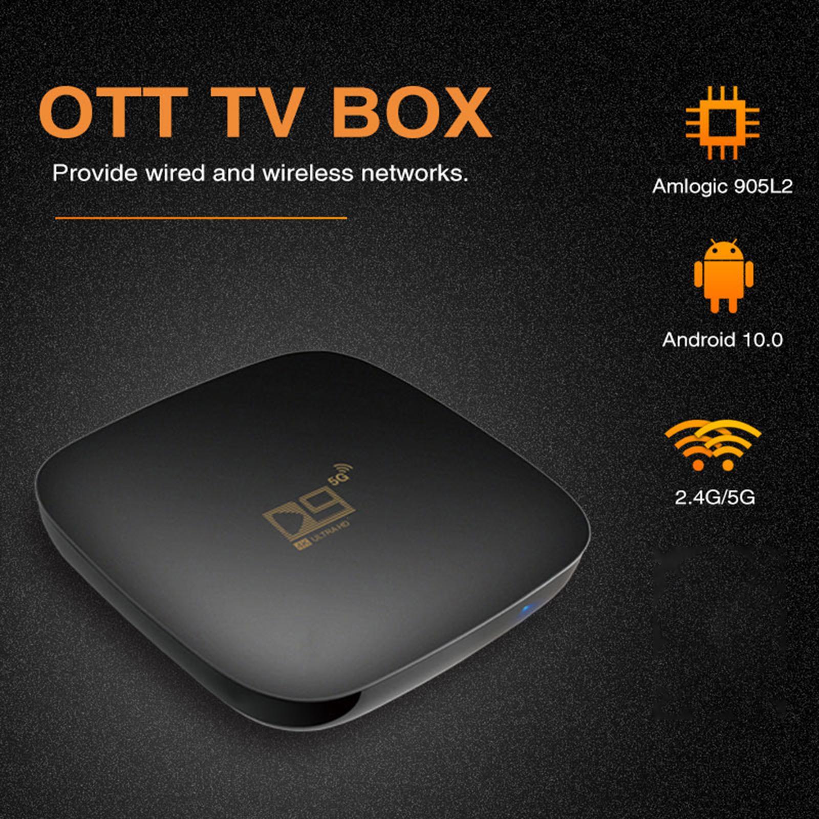 Smart D9 TV Media .4G 5G WIFI 905 Core TV receiver 1080P Set Top