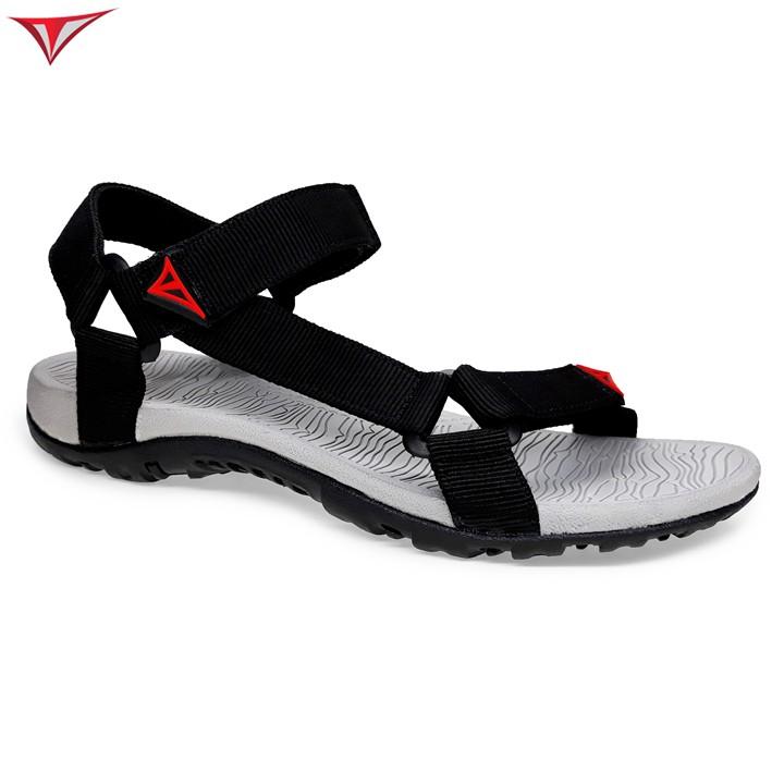 Giày Sandal Nam Việt Thủy Quai Chéo Đen - VT08