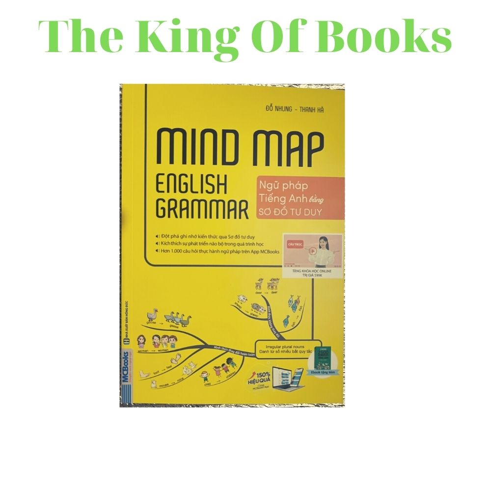 Mindmap English Grammar - Ngữ pháp Tiếng Anh Qua Sơ Đồ Tư Duy - Kèm khóa học chi tiết