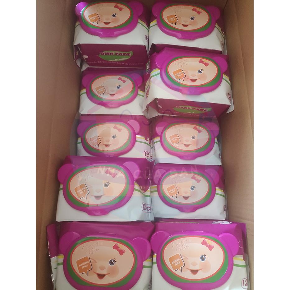 Khăn ướt cao cấp Phương Nam 125g BIBI CARE DÀY, DAI