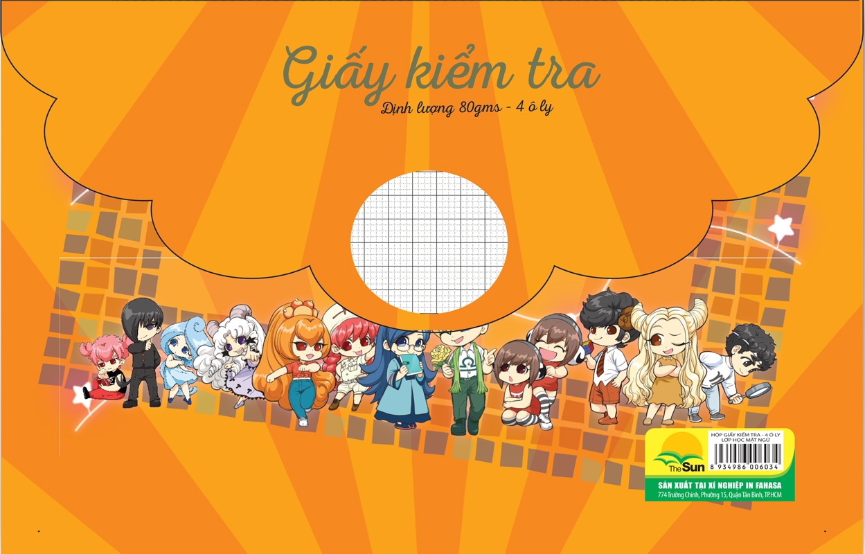 Bộ 2 Giấy Kiểm Tra 4 Ô Ly