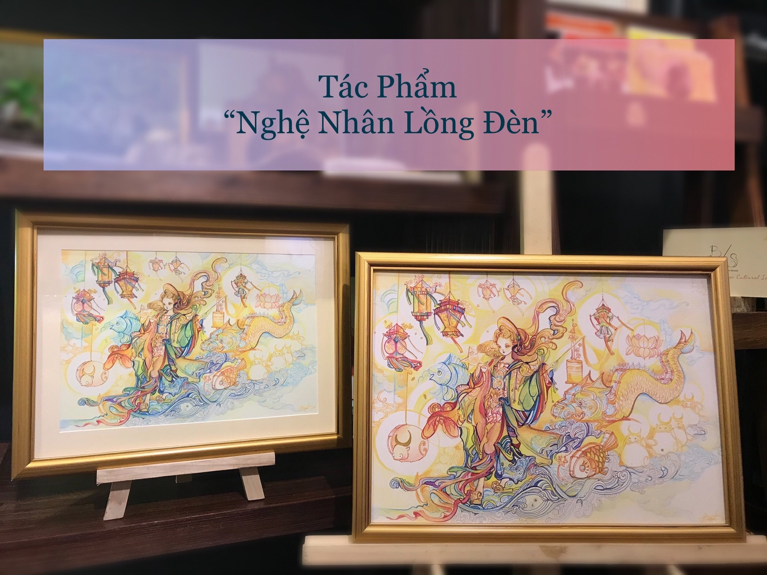 Tranh in nghệ thuật &quot;Nghệ Nhân Lồng Đèn&quot;