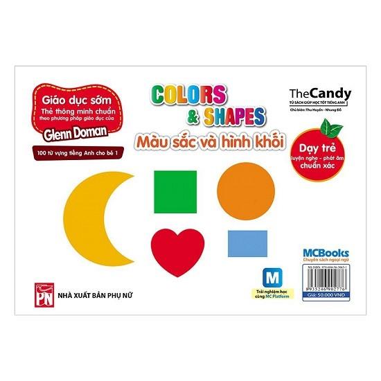 Sách - Flashcard Dạy Trẻ Theo Phương Pháp Glenn Doman - Màu Sắc Và Hình Khối