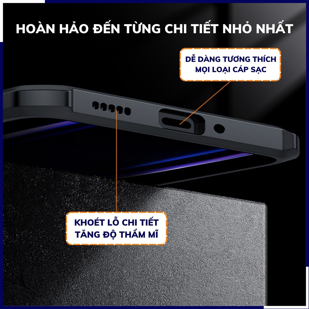 Ốp lưng redmi k60 k60 pro chống sốc xundd bảo vệ camera chính hãng chống ố vàng phụ kiện điện thoại huỳnh tân store - Hàng nhập khẩu