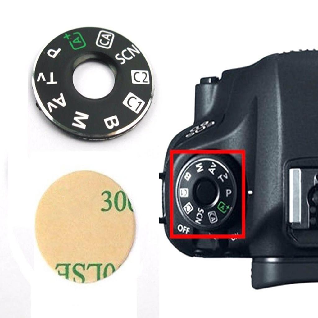Amagogo Nắp Trên Chức Năng Quay Số Chế Độ Đĩa Giao Diện Nắp Thay Thế cho Canon EOS 6D MÁY Ảnh DSLR với Băng