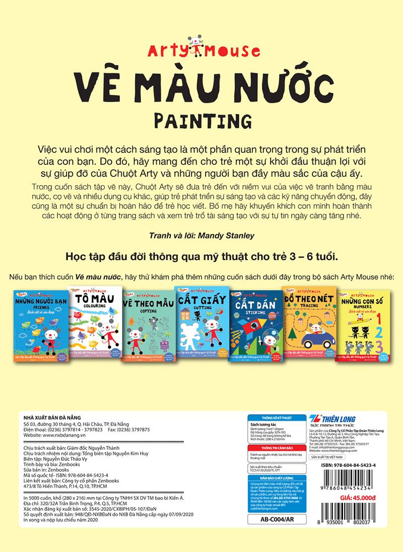 Arty Mouse - Vẽ Màu Nước