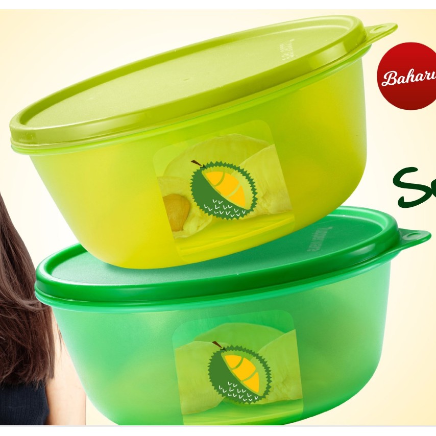 Bộ Trữ Mát Tupperware Durian Keeper Set 2