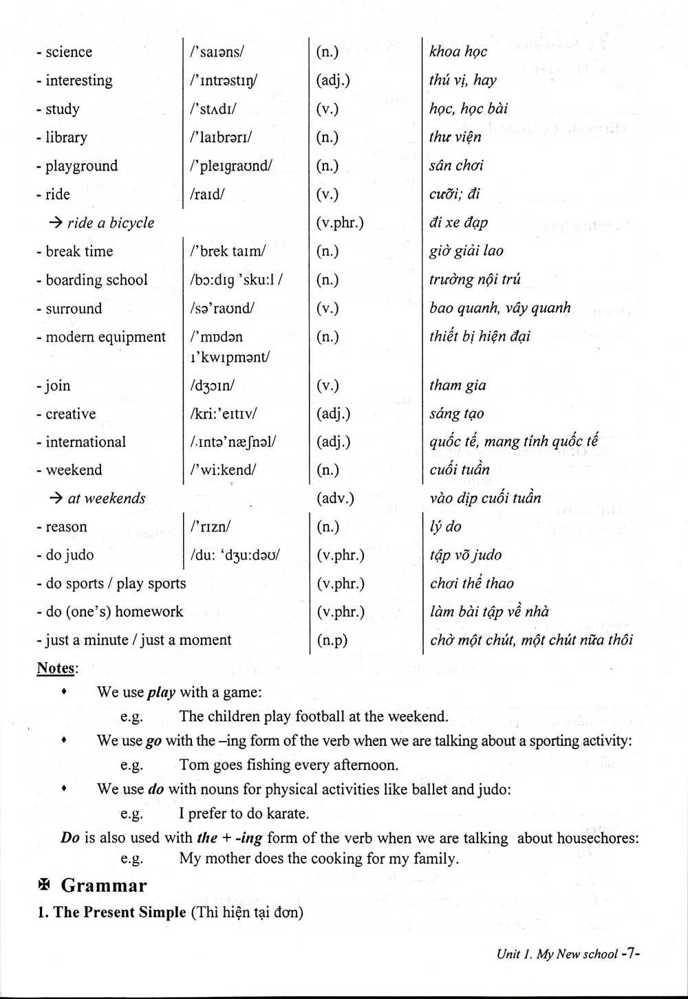 English Practice 6 (Book 1) (No Answer Key)