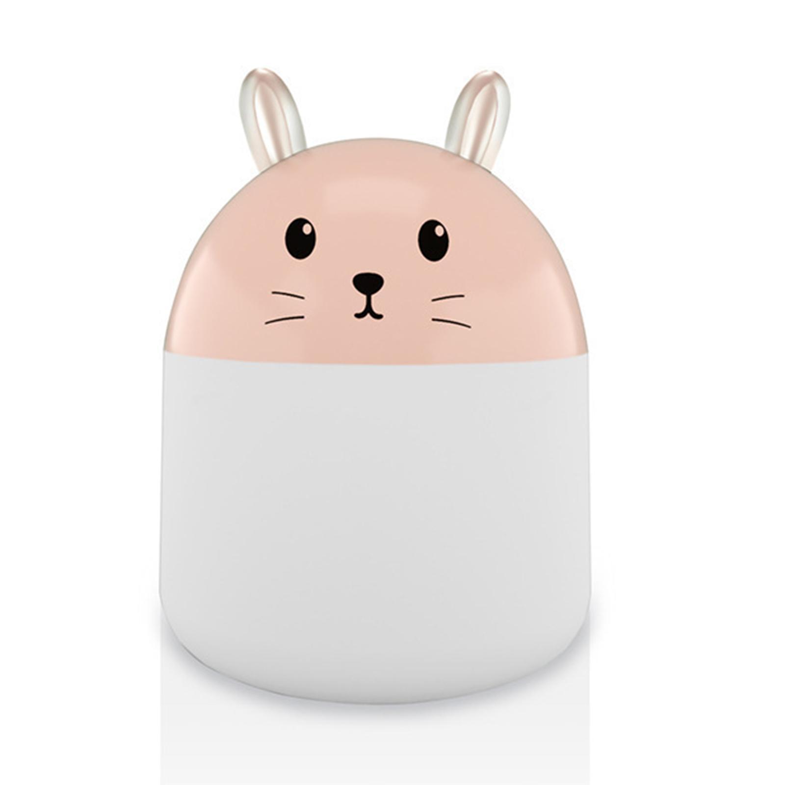 Cute Rabbit Wireless Humidifier Micro USB W/ 250ml Water Tank for Tabletop
