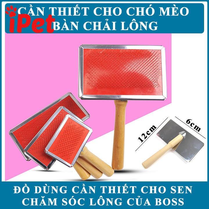 Lược Cán Gỗ Chải Lông Rối Cho Chó Mèo