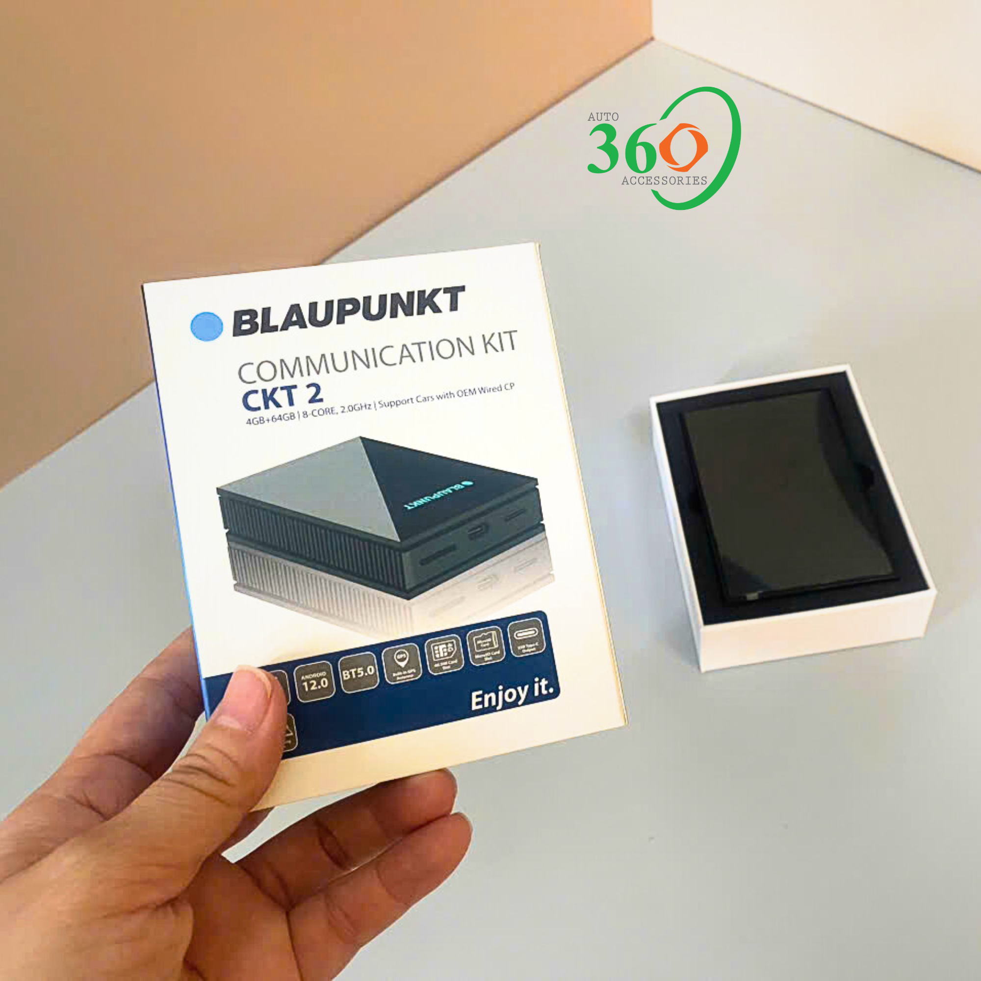 Android-Box Ô Tô Blaupunkt CKT 2.0 – Hàng Chính Hãng – Họp Trực Tuyến, Giải Trí, Học Tập Trên Xe – Chip Mạnh, Kết Nối Nhanh