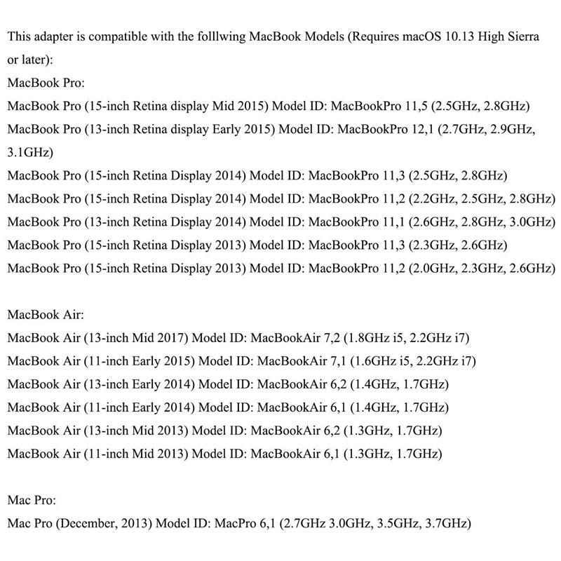 Bộ Chuyển Đổi M.2 NVME MacBook SSD Cho MacBook Air Pro Retina Mid 2013-2017, AHCI SSD