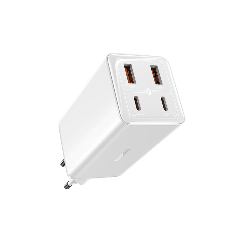 Bộ sạc nhanh 100W Baseus GaN6 Pro Fast Charger 2C+2U (Kèm cáp C to C 20V/5A 100W, 1m)- Hàng chính hãng
