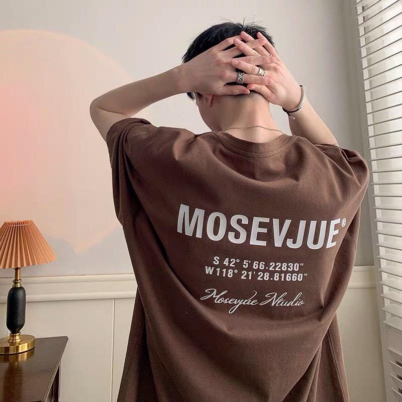 Áo thun tay lỡ form rộng - phông nam nữ oversize - T shirt in tọa độ - 2N Unisex