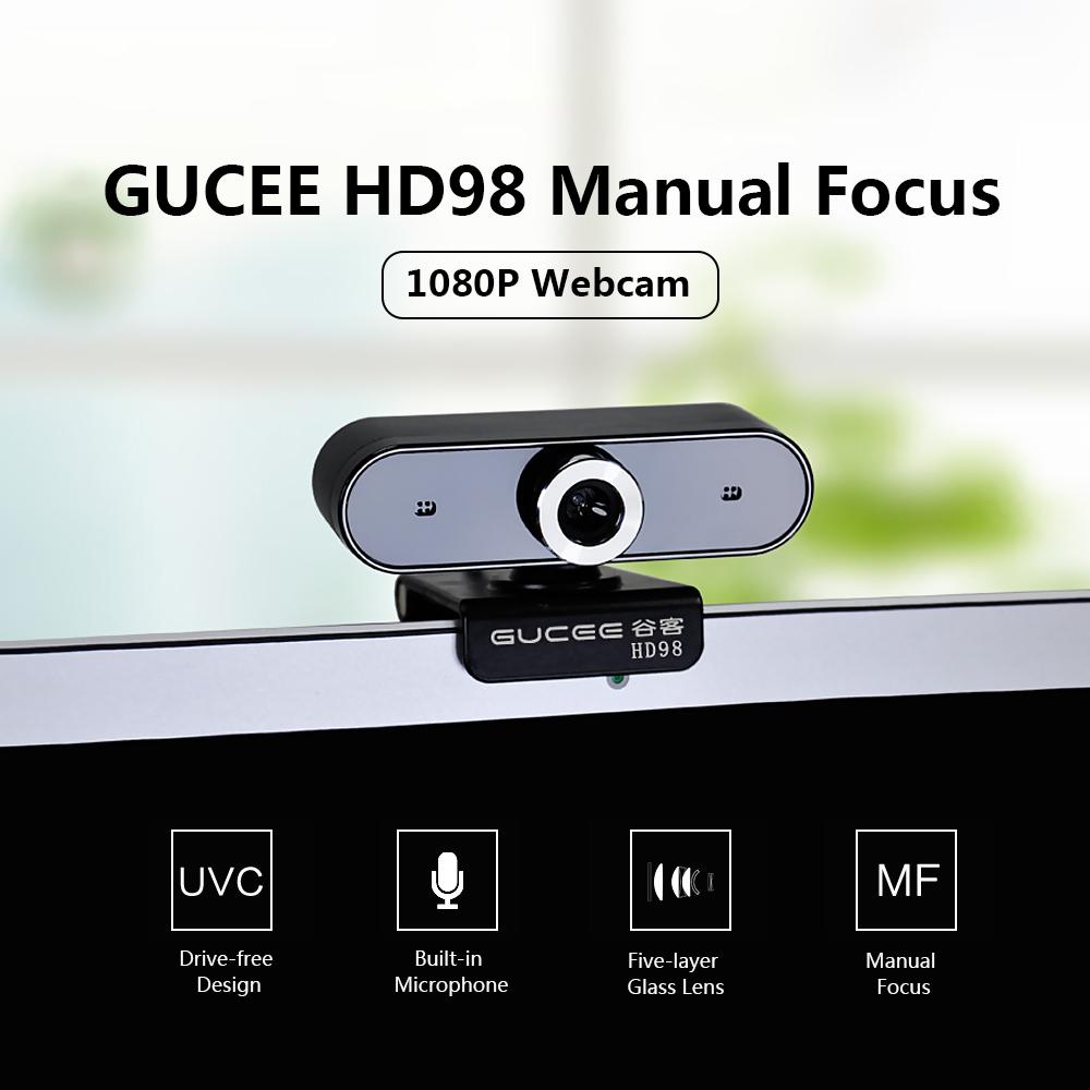 Webcam GUCEE HD98 1080P tự động lấy nét,tích hợp Micrô Máy ảnh cho máy tính xách tay