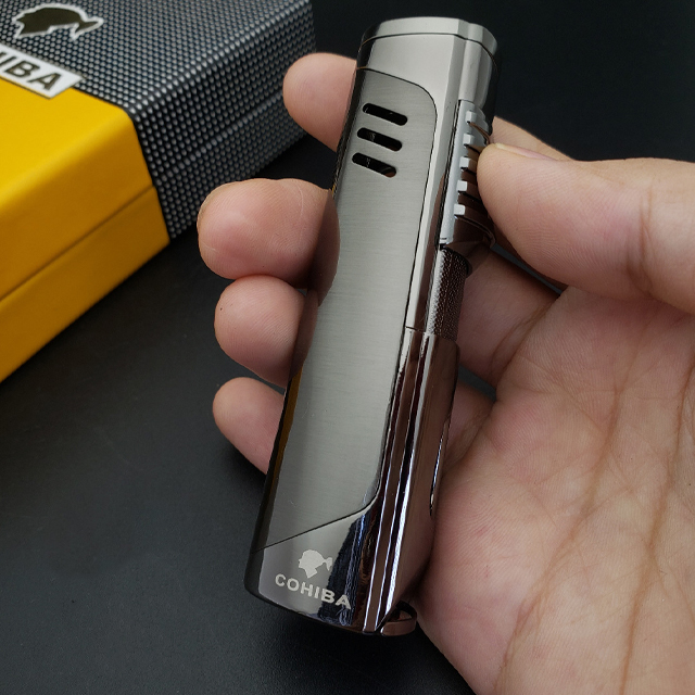 Vỏ Hột Quẹt Bật Lửa Khò 1 Tia Kiêm Đục  COB990 Thiết Kế Đẹp Độc Lạ Tiện Lợi - Dùng Gas Đá Cao Cấp