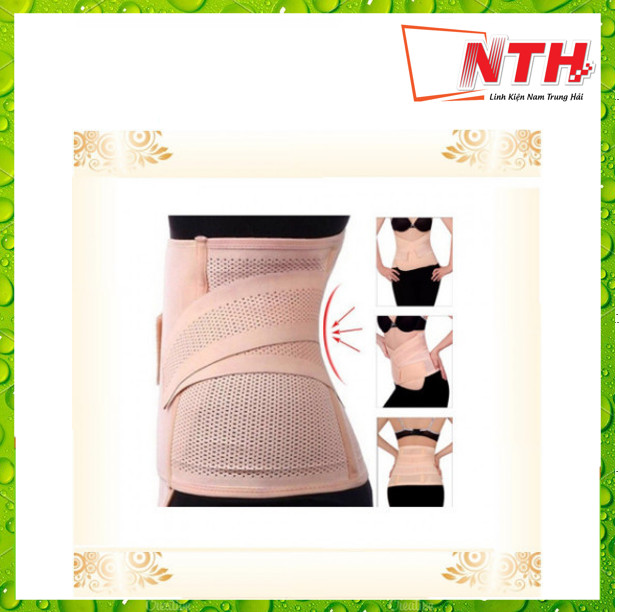 Gen Nịt Bụng Định Hình Eo Thon 2 lớp Thun -NTH