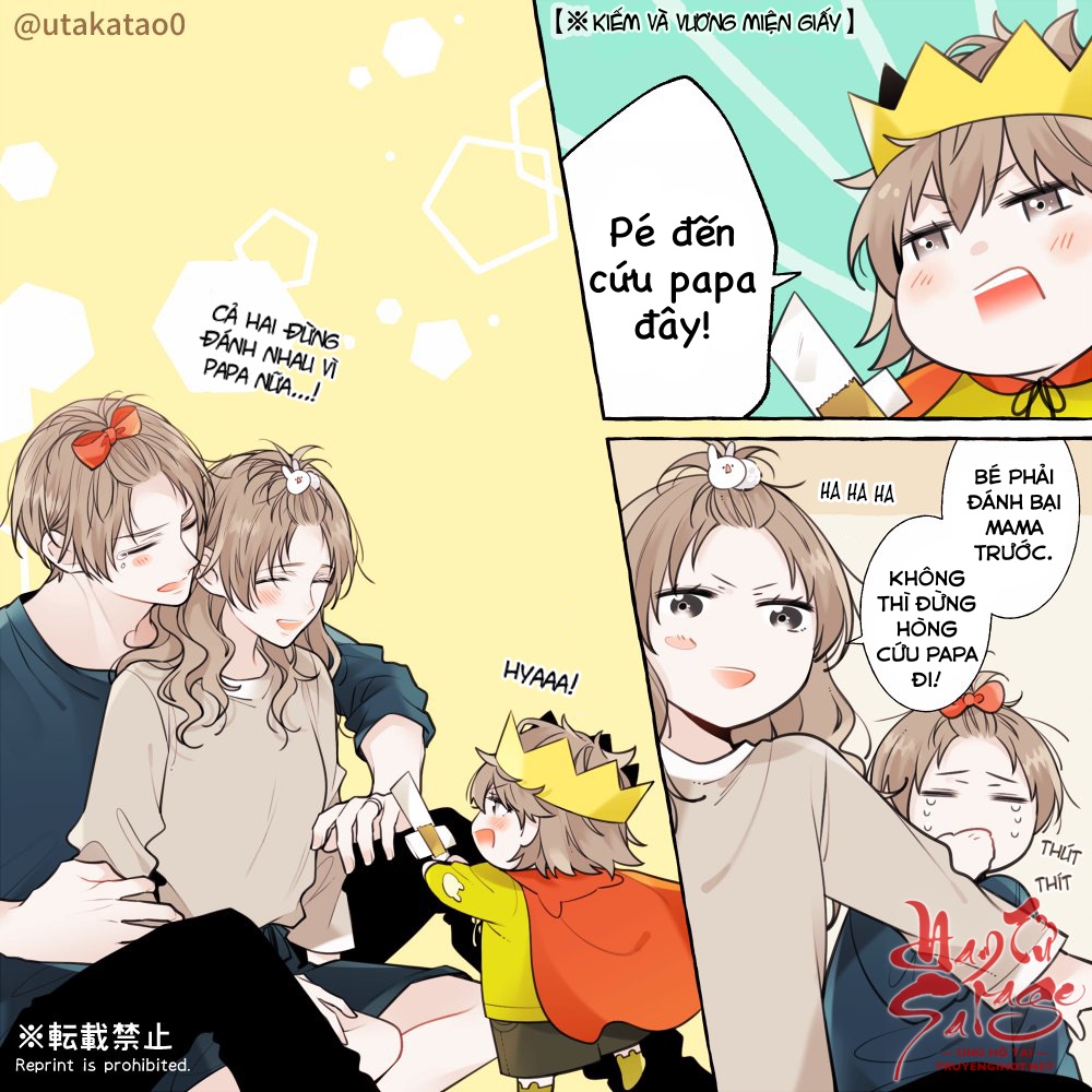 papa khi đi làm và khi ở nhà chapter 24 4