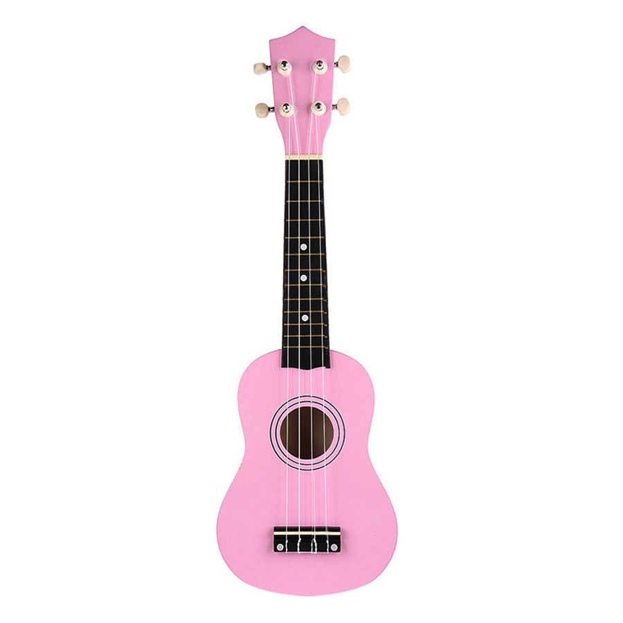 Combo Đàn Ukulele Soprano Màu Trơn KBD 33A15-Hn (Hồng Nhạt) + Bao Đàn