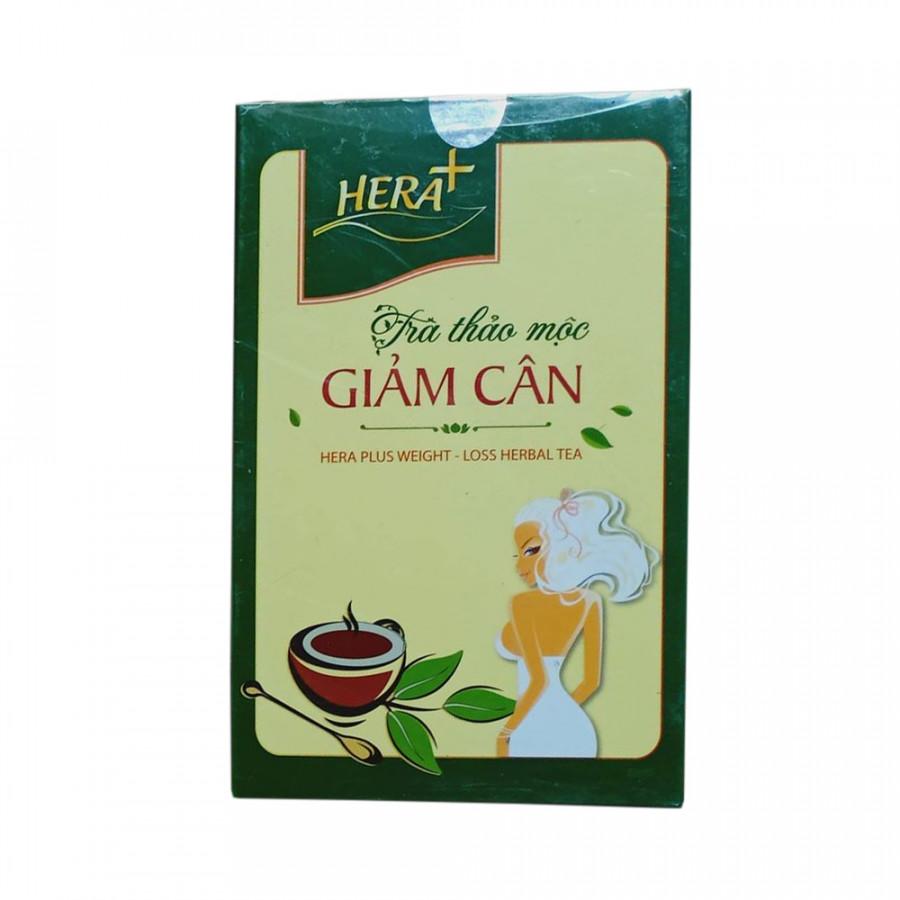 Trà hỗ trợ giảm cân hera plus hộp 15 gói
