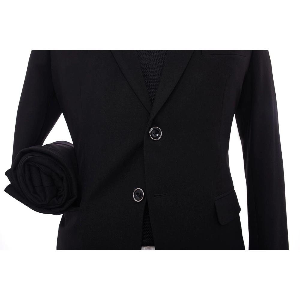 Áo vest nam xanh đen đậm mẫu cơ bản, đứng form, chất cashmere The Suits House
