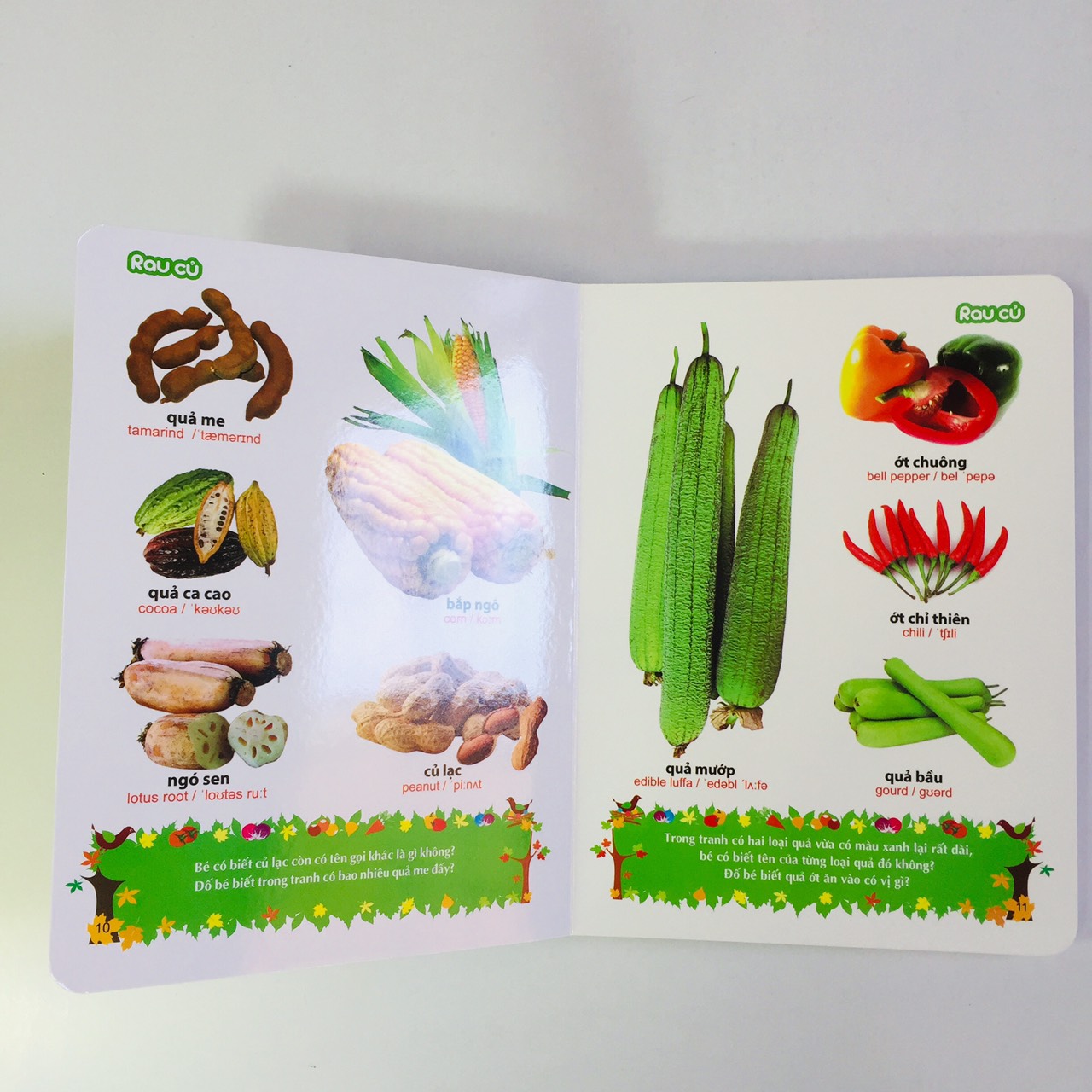 Sách – Từ Điển Tranh về Rau - Củ - Quả - Hoa