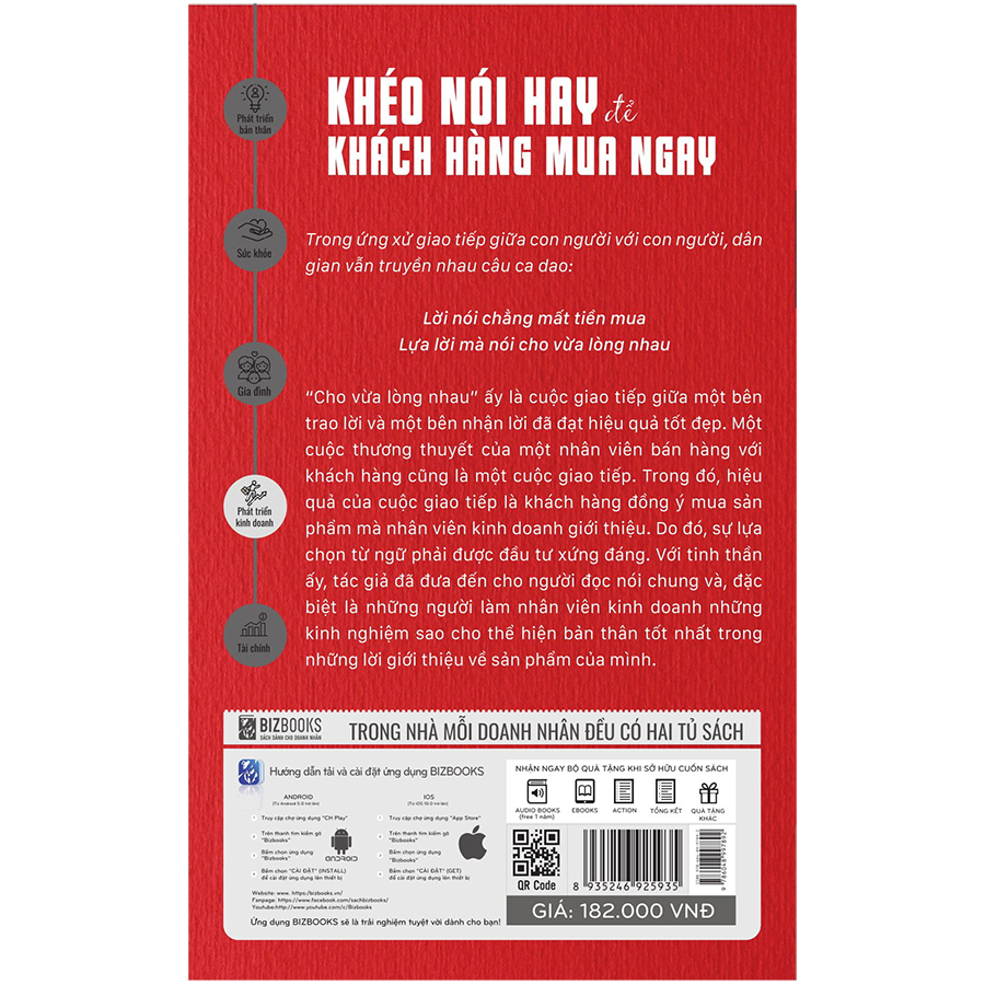 Khéo Nói Hay Để Khách Hàng Mua Ngay - Sách Bán Hàng Hiệu Quả