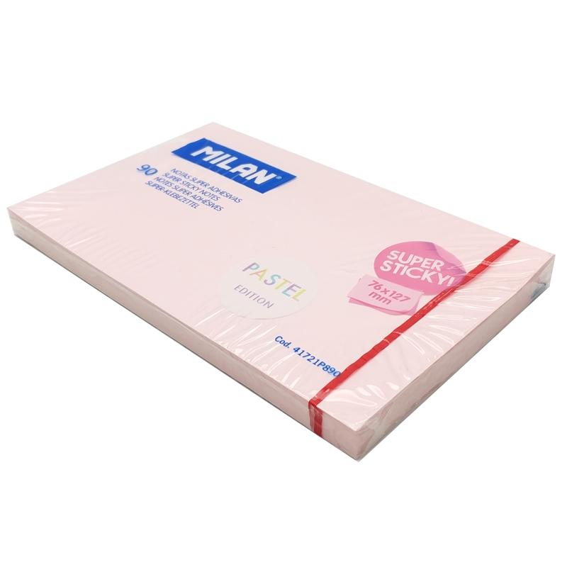 Giấy Note Milan Pastel 90 Tờ 41721P890 - Màu Hồng