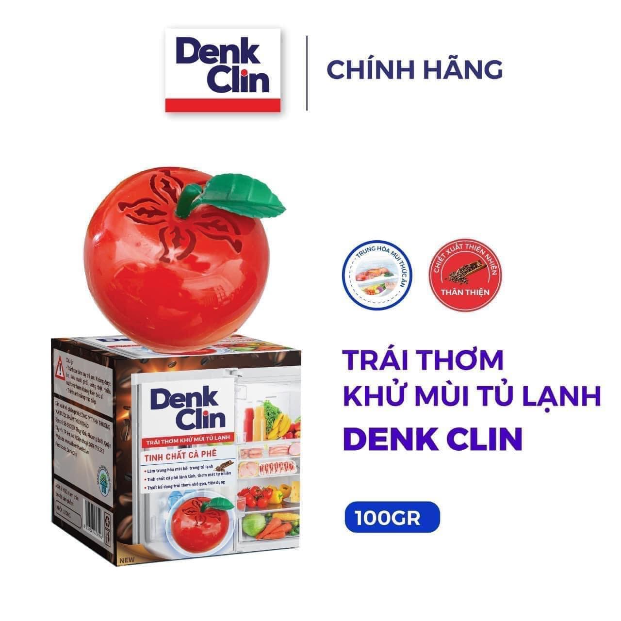 TRÁI THƠM KHỬ MÙI TỦ LẠNH DENKCLIN 100G TIỆN DỤNG