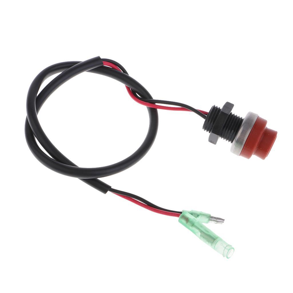 2-piece Universal Push Button Start Switch for The on-off Assembly of The Outboard Motors