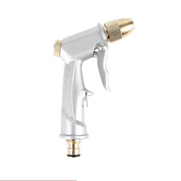 ️ Bộ dây vòi xịt nước rửa xe, tưới cây . tăng áp 3 lần, loại 20m 206701 đầu đồng,cút+ tặng mở chai