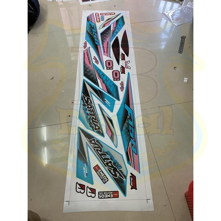 Tem rời dành cho Satria fi xanh ngọc