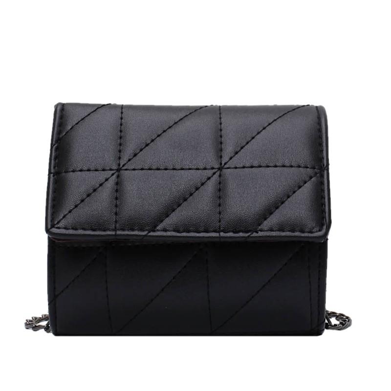 Small Bag Women's Bag Korean Style Simple All-Match Fashion Diamond Chain Shoulder Bag Messenger Bag