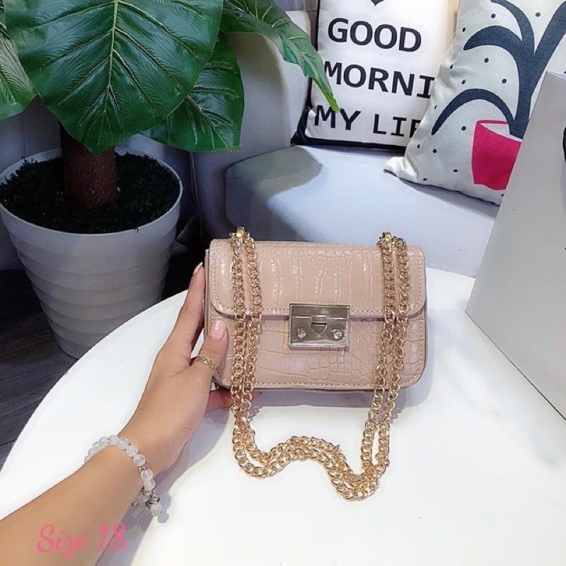 Túi đeo chéo thời trang nữ mini đi chơi dự tiệc cao cấp, Túi xách nữ đẹp HT21